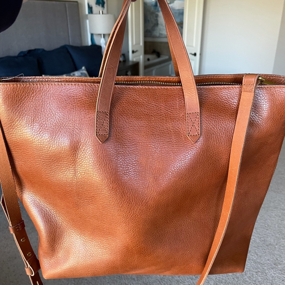 Brand new Madewell zip top transport crossbody-